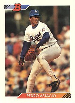 1992 Bowman Pedro Astacio Rookie Card