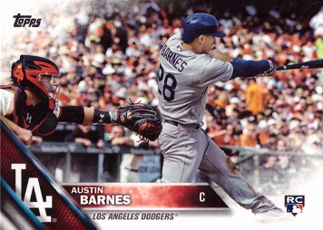 2016 Topps Update Baseball Austin Barnes Rookie Card