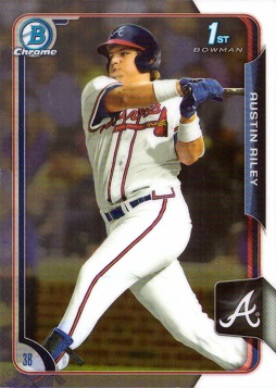 2015 Bowman Draft Chrome Baseball Austin Riley Pre-Rookie Card