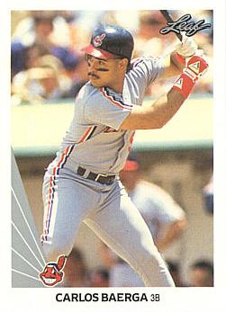 1990 Leaf Carlos Baerga Rookie Card