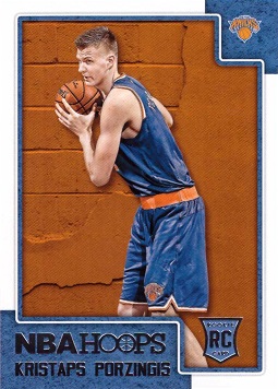 2015-16 Panini NBA Hoops Basketball Kristaps Porzingis Rookie Card