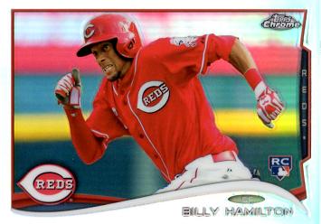 Billy Hamilton Topps Chrome Refractor Rookie Card