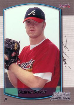 2000 Bowman Draft Picks Blaine Boyer Rookie Card