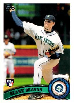 2011 Topps Update Blake Beavan Rookie Card