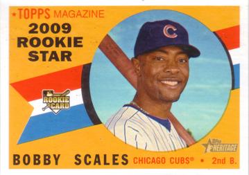 2009 Topps Heritage Bobby Scales Rookie Card