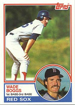 1983 Topps Wade Boggs rookie card