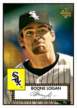 2006 Topps 52 Boone Logan Rookie Card