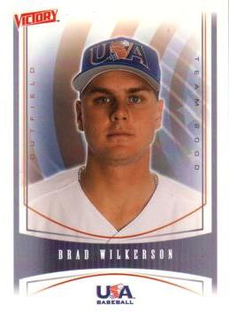 2000 Victory Brad Wilkerson Rookie Card