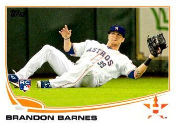 2013 Topps Brandon Barnes Rookie Card