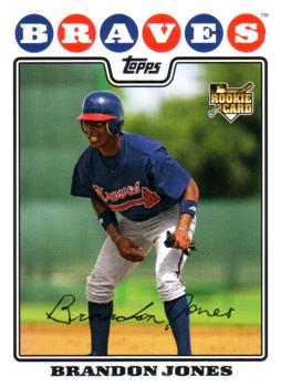 2008 Topps Brandon Jones Rookie Card