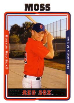 2005 Topps Brandon Moss Rookie Card