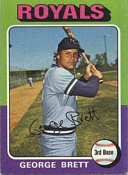 1975 Topps Baseball George Brett Rookie Card
