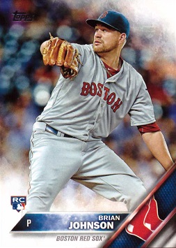 2016 Topps Baseball Brian Johnson Rookie Card