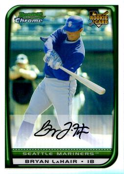 2008 Bowman Chrome Draft Picks Bryan LaHair Rookie Card