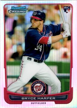 Bryce Harper Bowman Chrome Xfractor Rookie Card