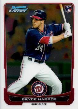 Bryce Harper Bowman Chrome Rookie Card