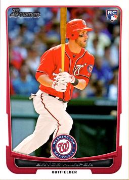 Bryce Harper Bowman Draft Rookie Card