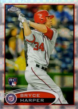 2012 Topps Chrome Xfractor Bryce Harper Rookie Card