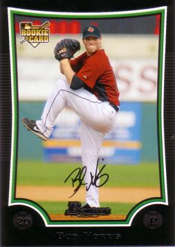 2009 Bowman Draft Picks Bud Norris Rookie Card