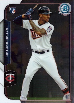 2015 Bowman Chrome Baseball Byron Buxton Rookie Card