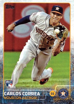 2015 Topps Update Baseball Carlos Correa Rookie Card