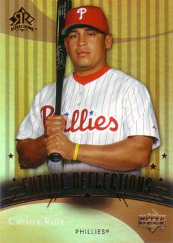 2005 Upper Deck Reflections Carlos Ruiz Rookie Card