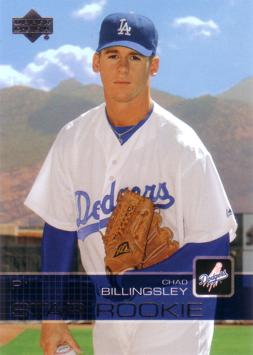 2003 Upper Deck Chad Billingsley Rookie Card
