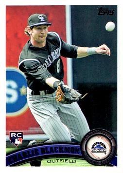 2011 Topps Update Charlie Blackmon Rookie Card