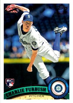 2011 Topps Update Charlie Furbush Rookie Card