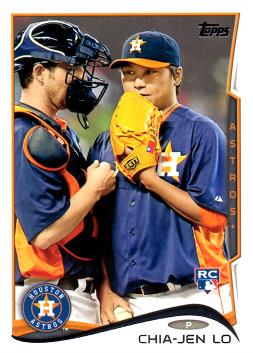 2014 Topps Baseball Chia-Jen Lo Rookie Card