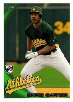 2010 Topps Update Chris Carter Rookie Card