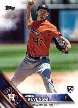 Chris Devenski Rookie Card