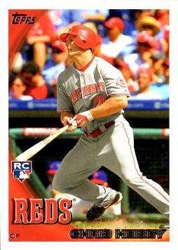 2010 Topps Update Chris Heisey Rookie Card