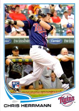 2013 Topps Baseball Chris Herrmann Rookie Card