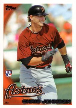 2010 Topps Chris Johnson Baseball Rookie Card