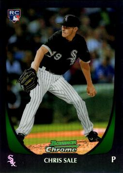 2011 Bowman Chrome Refractor Chris Sale Rookie Card