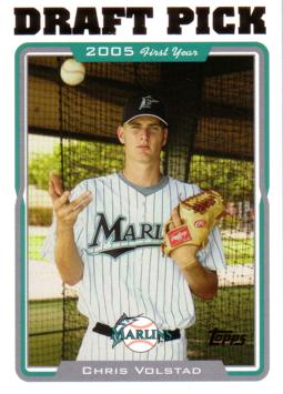 2005 Topps Update Chris Volstad Rookie Card