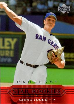 Chris Young Pitcher Rookie Card