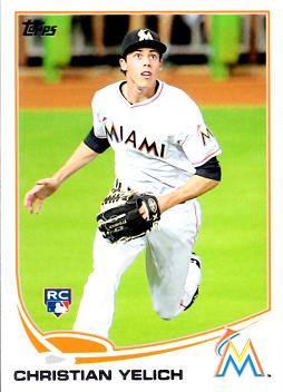 2013 Topps Update Baseball Christian Yelich Rookie Card