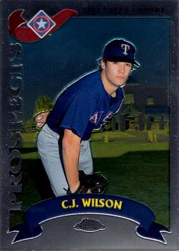 2002 Topps Chrome Traded C.J. Wilson Rookie Card