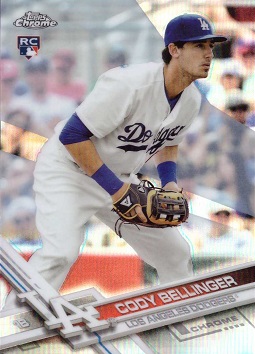 2017 Topps Chrome Baseball Cody Bellinger Rookie Card