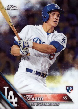 2016 Topps Chrome Corey Seager Rookie Card