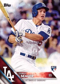 2016 Topps Baseball Corey Seager Rookie Card