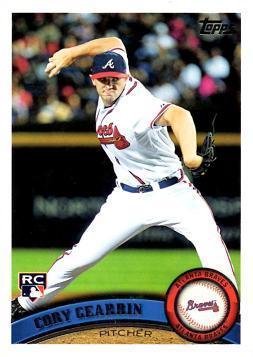 2011 Topps Update Cory Gearrin Rookie Card