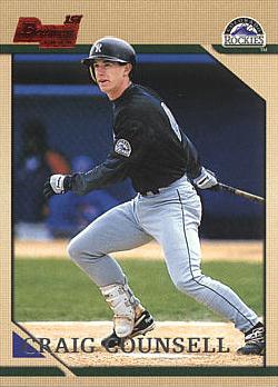 1996 Bowman Craig Counsell rookie card