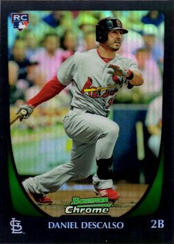 Daniel Descalso Bowman Chrome Refractor Rookie Card