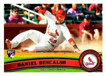 Daniel Descalso Bowman Chrome Refractor Rookie Card