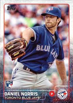 2015 Topps Baseball Daniel Norris Rookie Card