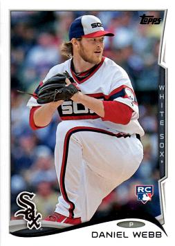 2014 Topps Update Baseball Daniel Webb Rookie Card