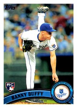 2011 Topps Update Danny Duffy Rookie Card